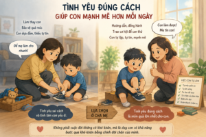 Bạn không sai vì thương con, nhưng có thể đang vô tình làm con yếu đi