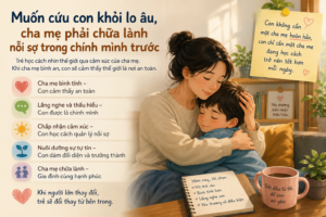 Muốn cứu con khỏi lo âu, cha mẹ phải chữa lành nỗi sợ trong chính mình trước