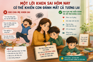 Một lời khen sai hôm nay có thể khiến con đánh mất cả tương lai