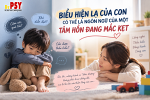 Biểu hiện lạ của con có thể là ngôn ngữ của một tâm hồn đang mắc kẹt