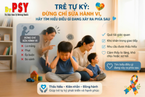 Trẻ tự kỷ: Đừng chỉ sửa hành vi, hãy tìm hiểu điều gì đang xảy ra phía sau?